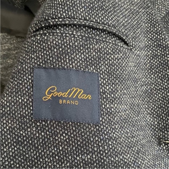 Good Man Brand Men’s Knit Unstructured Blazer Sport Coat Jacket Navy Size XL - Picture 7 of 9
